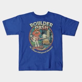 Boulder Dash Ultimate Underground Adventure 1984 Kids T-Shirt